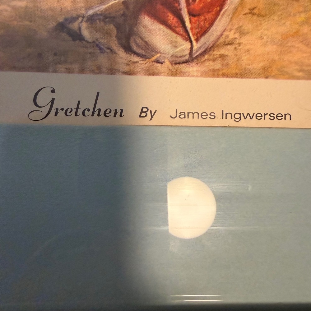 Vintage 1969 James Ingwersen Gary & Gretchen Framed‎ Set of 2 - Picture 13 of 13